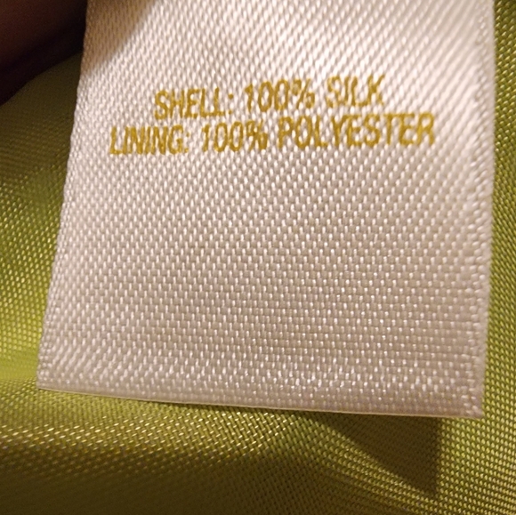 kate spades 100% silk pistachios color dress - Picture 5 of 5